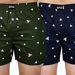 Men's Boxer Shorts - Innerwear - Underwear - Casual Breathable Boxers for Men Pack of 2-image-71
