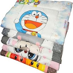 CLOTHINA New Born Baby Godadi Pack of 5 Combo Set Soft Cotton Baby godi|Baby Mattress Godari | Baby Bed | Crib Sheet | Cartoon Mat Baby Godadi | Bedding Set | Multicolor(Pack of 5)-image-46