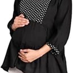 Women's Maternity Feeding Top with Zip for Easy Nursing, Latest Stylish Short Kurti for Mothers-image-33