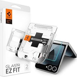 Spigen Ez Fit Tempered Glass Screen Protector Guard For Samsung Galaxy Z Flip 6 Smartphone (2 Pack)-image-103