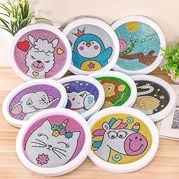 TERA 13 Diamond Painting Kits for Kids Arts and Crafts (2 pcs) DIY Craft Kit for Girls - Multi Design Gift-image-10