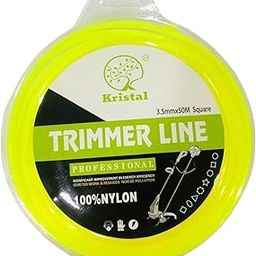 LABDHI SPRAYER Nylon Rope for Brush Cutter and Grass Trimmer line 50 Meter 3.5 mm Square Type-20