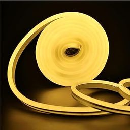 DOJI neon Light Waterproof led Strip Lights,flexibla neon Lights for Decoration | neon Strip Light for Customized Name | Rope Light for Outdoor,Indoor (Warmwhite, 2 Meter)-32