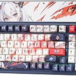 Redragon K686 PRO SE 98 Keys Wireless Gasket RGB Gaming Keyboard, 3-Mode Anime Mechanical Keyboard w/Hot-Swap Socket, Dedicated Knob Control & 5-Layer Noise Dampening, Custom Hi-Fi Linear Switch-14