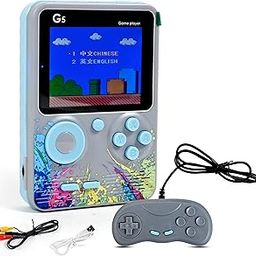 VikriDA Kids G5 500 In 1 Retro Game Box For 2 Player, Handheld Classical Game PAD Can Play On TV | With Remote G5 Hand Video Game- Multicolor-image-83