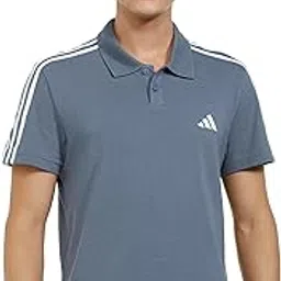 adidas Men's 100% Cotton Regular Fit Polo T-Shirt-picture-16