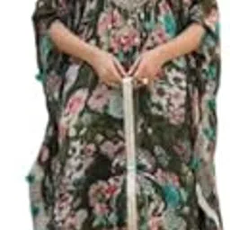 aaraas Kaftan Set for Women | Printed Kaftan and Pant with Potli Bag | Stylish Ethnic Indian Outfit for Party, Festive, Daily and Office Wear-picture-21