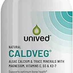 Unived Caldveg | Wholefood Plant-Based Calcium, Magnesium & 73 Trace Minerals, Vit D3 (Lichen), Vit K2-7 (Menaquingold) | Complete Supplement For Bone Health & Healthy Ageing, Capsule, 110 grams-19