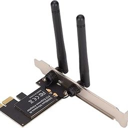 SIK PCI E Wireless Adapter, 300Mbps 11N PCIe Technology WiFi Card 2 Gain Antennas for Desktop PC-10