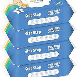 1st Step 99% Pure Water Baby Wipes with lid I Dermatologically Tested | Plant Based - 100% Biodegradable Wipes for Babies | Super Thick Polyester Free wet Wipes for Baby I Paraben Free with Aloevera & Calendula Extract | Alcohol Free Baby wipes |72 pcs/Pack - Pack of 4 Combo - 288 Wipes-image-42