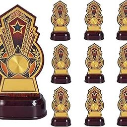 Wooden Memento | Customizable Recognition Trophy for Sports, Academics & Competitions (10 pc., 19 cm)-picture-25