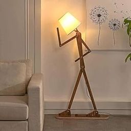 Nautical Gallery Playful Decorative Floor and Swing Arm Floor Lamp, Wooden Reading Lights for Kids, Bedroom, Living Room, Home, Office, Farmhouse, LED Bulb Included Pack of 1-image-25