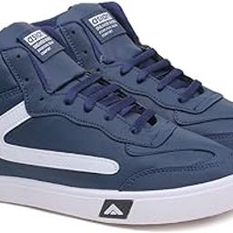 Men's Casual Sneaker Hi-Neck Shoes with Lightweight Comfortable Mid Top Sneaker Shoes for Men's & Boy's Skypee-33-image-45