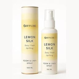 DIFFUZE Room & Linen Spray | Long-Lasting Freshener for Home, Bed, Sofa & Curtains | Aromatic Mist with Elegant Scents | 100ml Spray Bottle (Lemon Silk)-image-23