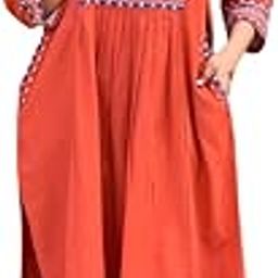 Women's Rayon Embroidered A-Line Kurti with Pant Set-image-16