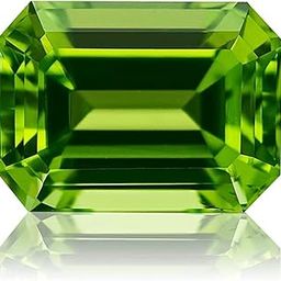 Natural Peridot August Birthstone Excellent Checker Cutting Octogen GGTL Lab Certified Excellent Quality Loose Gemstone for Man or Women (Stone Weight - 11.00 Carat)-image-21