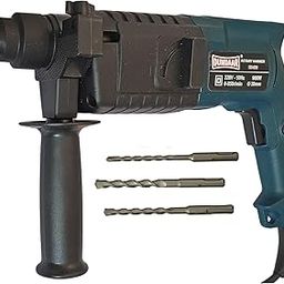 Inditrust Dumdaar 900W Rotary hammer drill machine 20mm WITH 3pc Bit and carrying box (Blue)-image-1