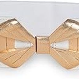 Elastic Fabric Waist Belt for Women Dresses Bowknot Design Stretchy Ladies Belt for Saree Girls Jeans - Free Size (LD69)-image-52