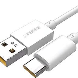 Realme 65W Supervooc Fast Type C Mobile Charging Cable for Realme 12/12 Pro Plus/11 Pro Plus/11 Pro/10 Pro+/9 Pro/8/7/Narzo 60 Pro/50 Pro/30/20/C21, Open Support 33Watt Dart Also Quick Charge, White-29