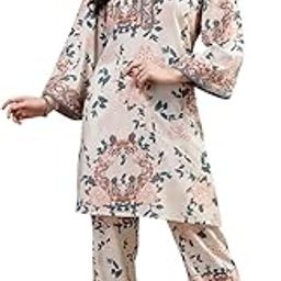 Floral Printed Tunic and Palazzo Co-ord Set for Women-image-41