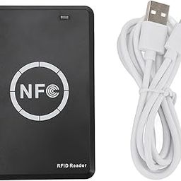 ID IC Card Copier Reader Writer, 125KHz / 13.56MHz USB Powered & Portable Encrypted Card Decoder for Key Access Control Systems-image-4