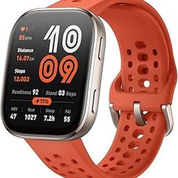 Amazfit Bip 6 Smart Watch 46mm, 14 Day Battery, 1.97" AMOLED Display, GPS & Free Maps, AI, Bluetooth Call & Text, Health, Fitness & Sleep Tracker, 140+ Workout Modes, 5 ATM Water-Resistance, Red-23