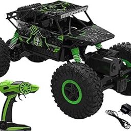 Net Nexus 4 Wheel Rock Car 2.4Ghz 1/18 RC Rock Crawler Vehicle Buggy Car Monster Off Road Truck for Kids (Multicolor)-image-60
