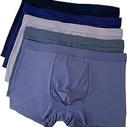 Men's Briefs Ice Silk Boxers Briefs Underwear Set Boxer Shorts for Men || Pack of 3 || Multicolored ||-picture-1