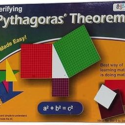 Pythagoras Theorem and Right Angle Triangle Property Puzzle and Board Game Like Activity DIY Kit Innovative Math Made Easy Series Educational Gift School Project-0