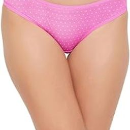 Polyamide Low Waist Outer Elastic Bikini Panty - Pink-image-54