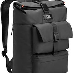The Weekender Backpack 20L | Premium Polyester, Fits 15.6" Laptops | Light Weight (0.7 Kg), Anti Microbial Lining, Perfect for Short Trips, Water-Resistant & Multipurpose Unisex Bag (Black)-4