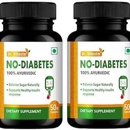 DR. VITASTA Diabetes Capsule | Ensure Diabetic Care | Ayurvedic Medicines for Sugar Control (50 Capsules - Pack of 2)-image-63