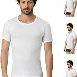 Frenchie Oxy Round Neck With Sleeve Men's Cotton Regular Fit Vest-40