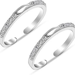 925 Sterling Silver Toe Rings for Women | BIS Hallmarked Adjustable Classic Toe Rings | Elegant and Comfortable Toering Jewelry Gift | Anniversary, Birthday, Wedding Gifts for Women-image-72