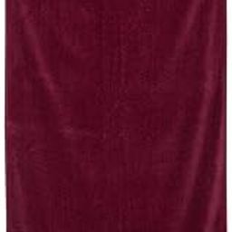 Q-Tees Velour Beach Towel One Size Maroon-image-7