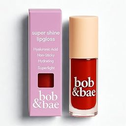 Bob & Bae Lip Gloss - Super Shine & Non-Sticky, with Subtle Tint, Hydrates, Nourishes & Protects Lips with Hyluronic Acid, Plumping Effect, Enriched with Niacinamide,Vegan, 2 Ml-image-20