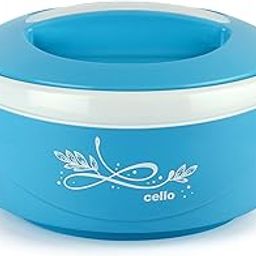 Cello Sapphire Insulated Inner Steel Casserole for Roti, 1250ml, Blue | Hot Box for Kitchen | Hot Pot for Home | Chapati Box | Locks in The Cold & Heat for Long | Serving Bowl with Lid-12