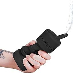 Tushy Travel Bidet: Collapsible & Expandable for Discreet Portability | Refreshing Clean for Camping, Outdoors & Travel (Peri Bottle for Postpartum Care, Helps with Hemorrhoid Relief), Jet Black-image-13