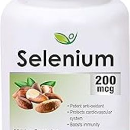 Selenium 200 (mcg) for Immune System, Thyroid, Prostate and Heart Health | 60 Vegetarian Capsules-30