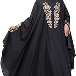 Neck and Sleeve Embroidered Irani Kaftan-picture-12