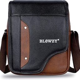zadinga Blowzy Bags Stylish PU Leather Sling Cross Body Travel Office Business Messenger One Side Shoulder Bag for Men Women(28 cm x 8 cmx 24 cm)-picture-10