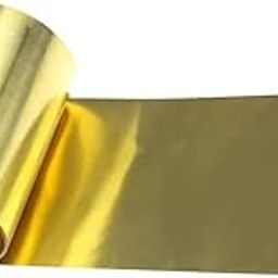 LSCAILIAO H62 Brass Sheet Roll Thickness 0.6mm Metal Foil Thin Plate for DIY Laboratory,Length 1m,Width 30-8