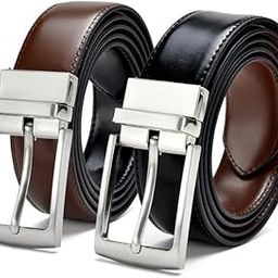 Men's Vegan Leather Reversible Belt for Men | Size - 30-picture-21