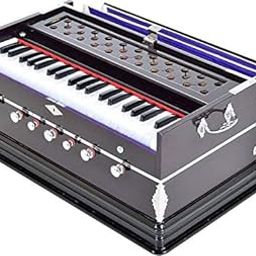 Decora emporium Musicals Harmonium 3 1/4 Octave, Double Bellow, 39 Keys, 7 Stopper, Bass , Male Reed with Cover-17