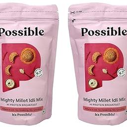 Millet Idli Mix | Goodness of Millets | 50% More Protein | No White Rice | Instant, Tasty Breakfast Mix for Family - Easy to Cook | Low Glycemic Index | Diabetes control, Weight Loss, Thyroid, PCOS, Hypertension | No Sugar, Preservatives or Artificial Stuff - 500 gms (250 gms x 2)-image-84