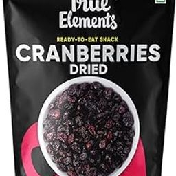 Dried Cranberries 125g by True Elements - Cranberries Dried and Sliced | Healthy Snacks | Ready to Eat Snack | 100% Clean with No Added Preservatives-68