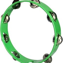 SM'SAI MUSICALS Khanjari Tambourine Hand Percussion Musical Instrument, Green-image-66