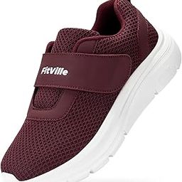 Diabetic Shoes for Women Slip on Walking Shoes for Swollen Feet Women with Adjustable Strap Wide Sneakers for Women Lightweight Mesh Wide Width Shoes for Women-image-78