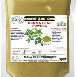 Mala Henna powder -50 G/Maruthani Powder for hair Colour and Growth -50 GMS-image-77