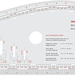 Isomars Multipurpose Curve | Quilting Ruler for Fashion Designing-image-3